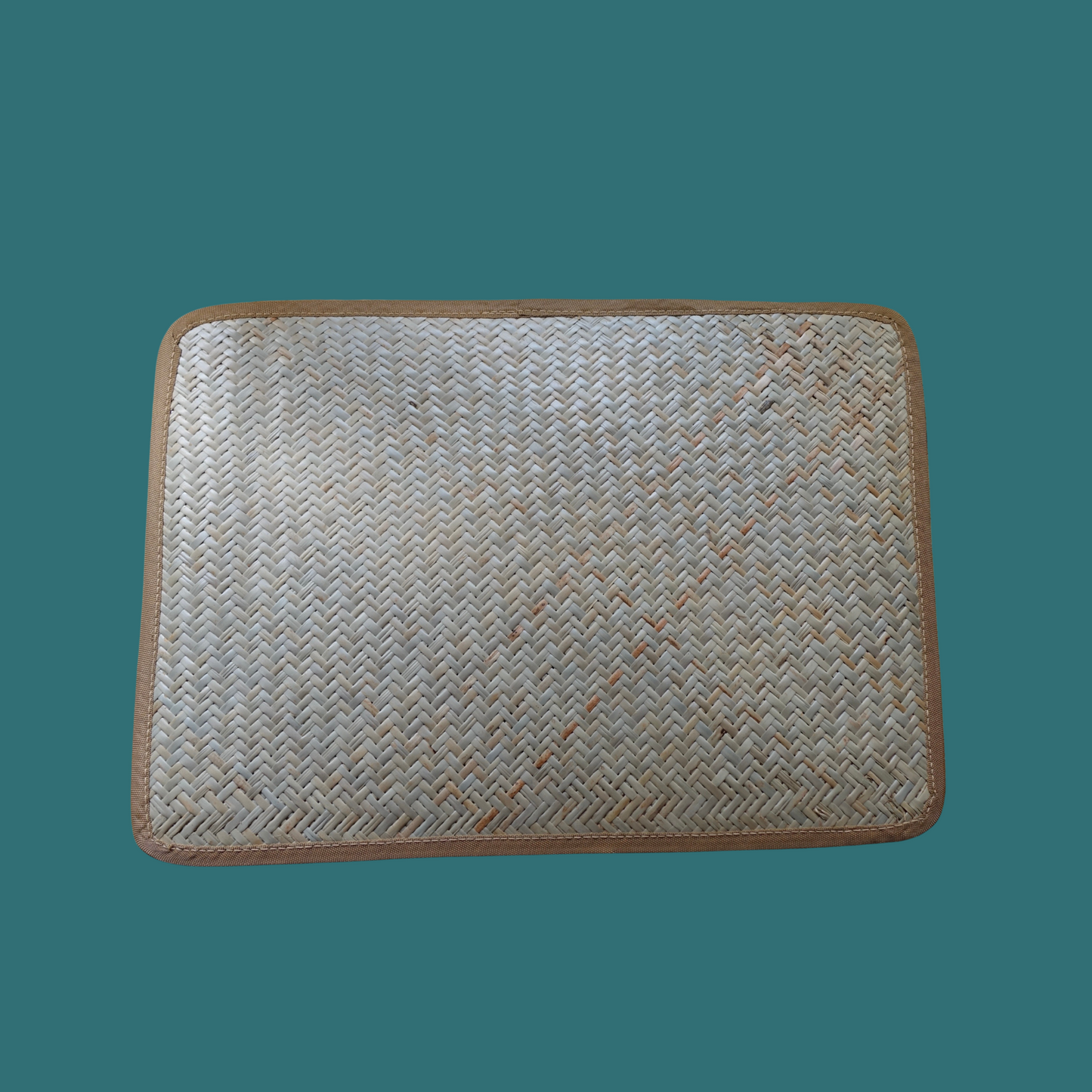 HANDMADE CANE TABLE MATS WITH BORDER FROM ASSAM