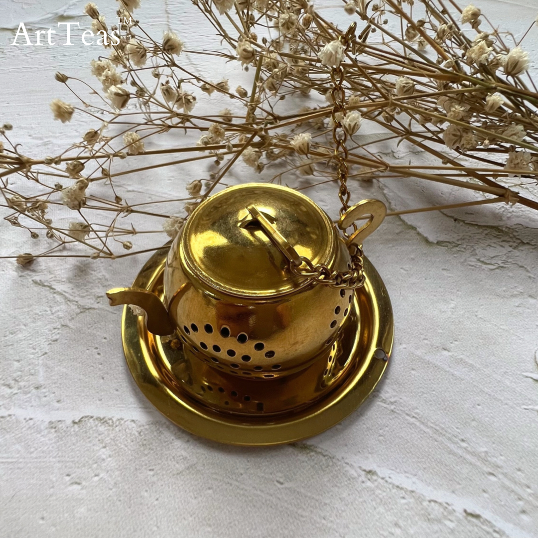 Buy Gold Kettle Infuser Online - Chai Experience
