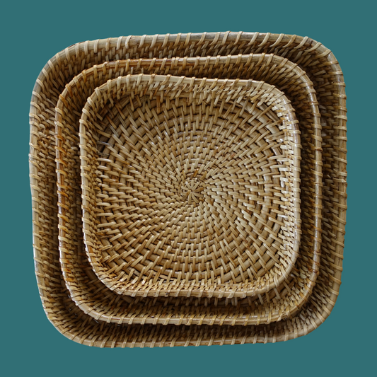 Buy Artisanal Cane Trays Online - Chai Experience