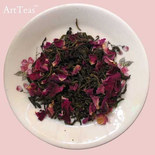 Buy green tea with Rose On Line - Chai Experience